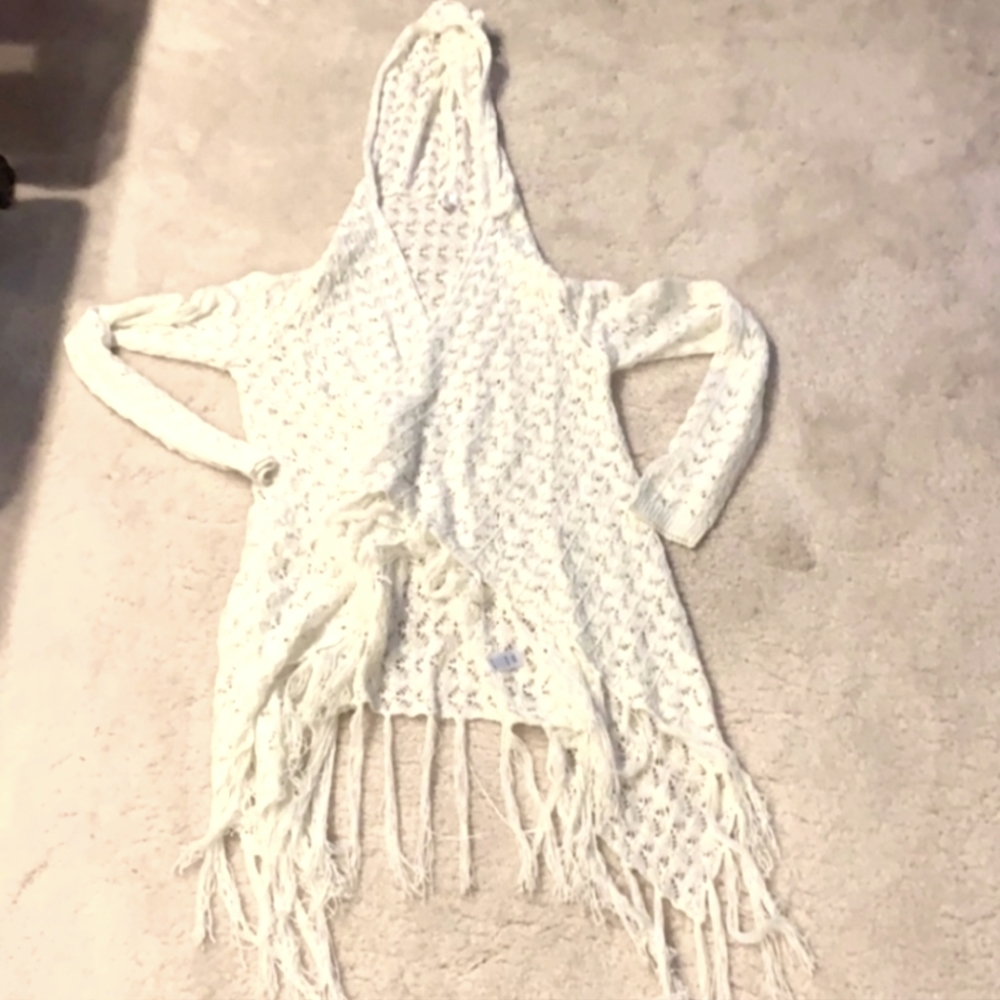 Fringed sweater